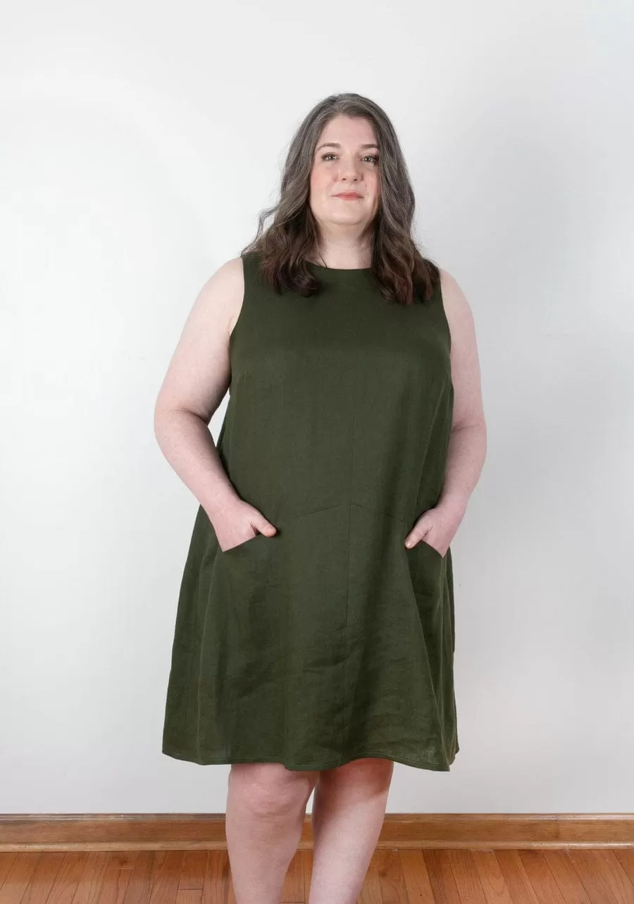 Farrow Dress Sizes 14-30 - Grainline Studio