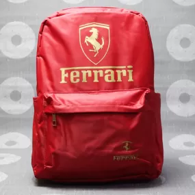 FERRARI Backpack For Boys And Girls, High Quality School Bags, Laptop Backpack Hostel Shoulder Bag