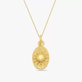 Sun Necklace | 14K Gold Vermeil